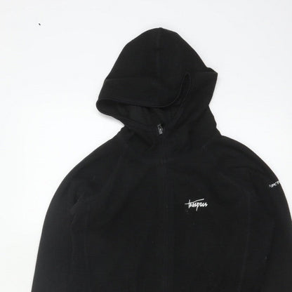 Trespass Women’s Black XS Full Zip Hooded Fleece Hoodie Outdoor