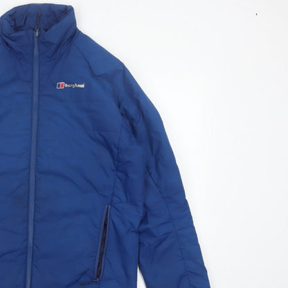 Berghaus Men's Blue M Puffer Jacket Insulated Full Zip Outdoor