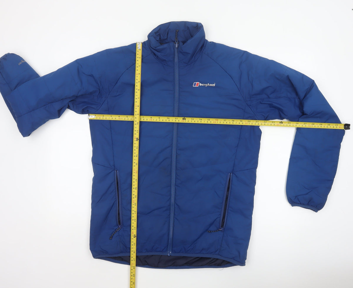 Berghaus Men's Blue M Puffer Jacket Insulated Full Zip Outdoor