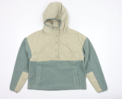 Kyodan Outdoor Women's Multicoloured XS Quilted Hooded Pullover Fleece