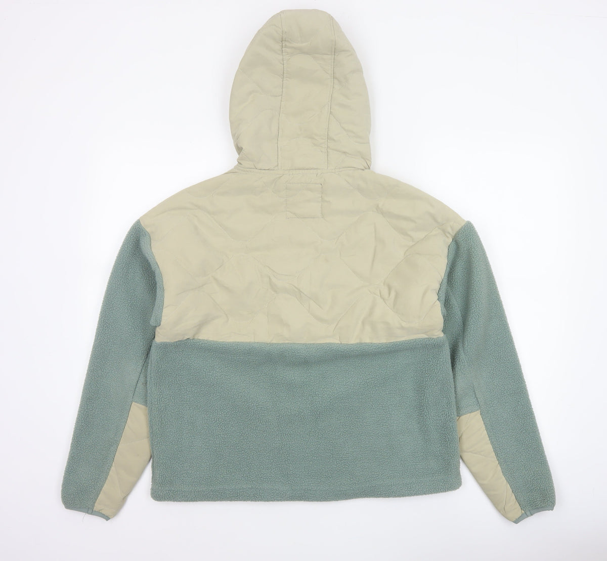 Kyodan Outdoor Women's Multicoloured XS Quilted Hooded Pullover Fleece