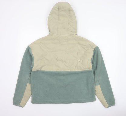Kyodan Outdoor Women's Multicoloured XS Quilted Hooded Pullover Fleece