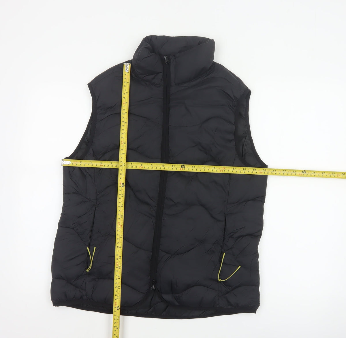 Marks & Spencer Goodmove Women Black UK 12 Quilted Puffer Gilet Waistcoat