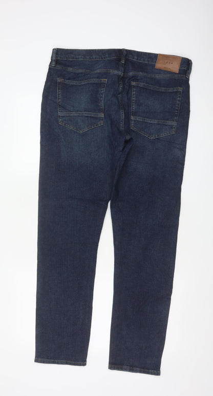 Marks & Spencer Men’s Blue 34/31 Slim Fit 360 Flex Dark Wash Jeans