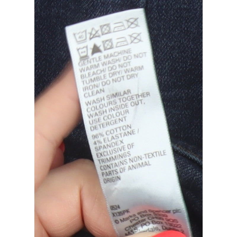 Marks & Spencer Men’s Blue 34/31 Slim Fit 360 Flex Dark Wash Jeans