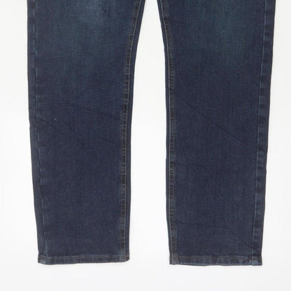 Marks & Spencer Men’s Blue 34/31 Slim Fit 360 Flex Dark Wash Jeans