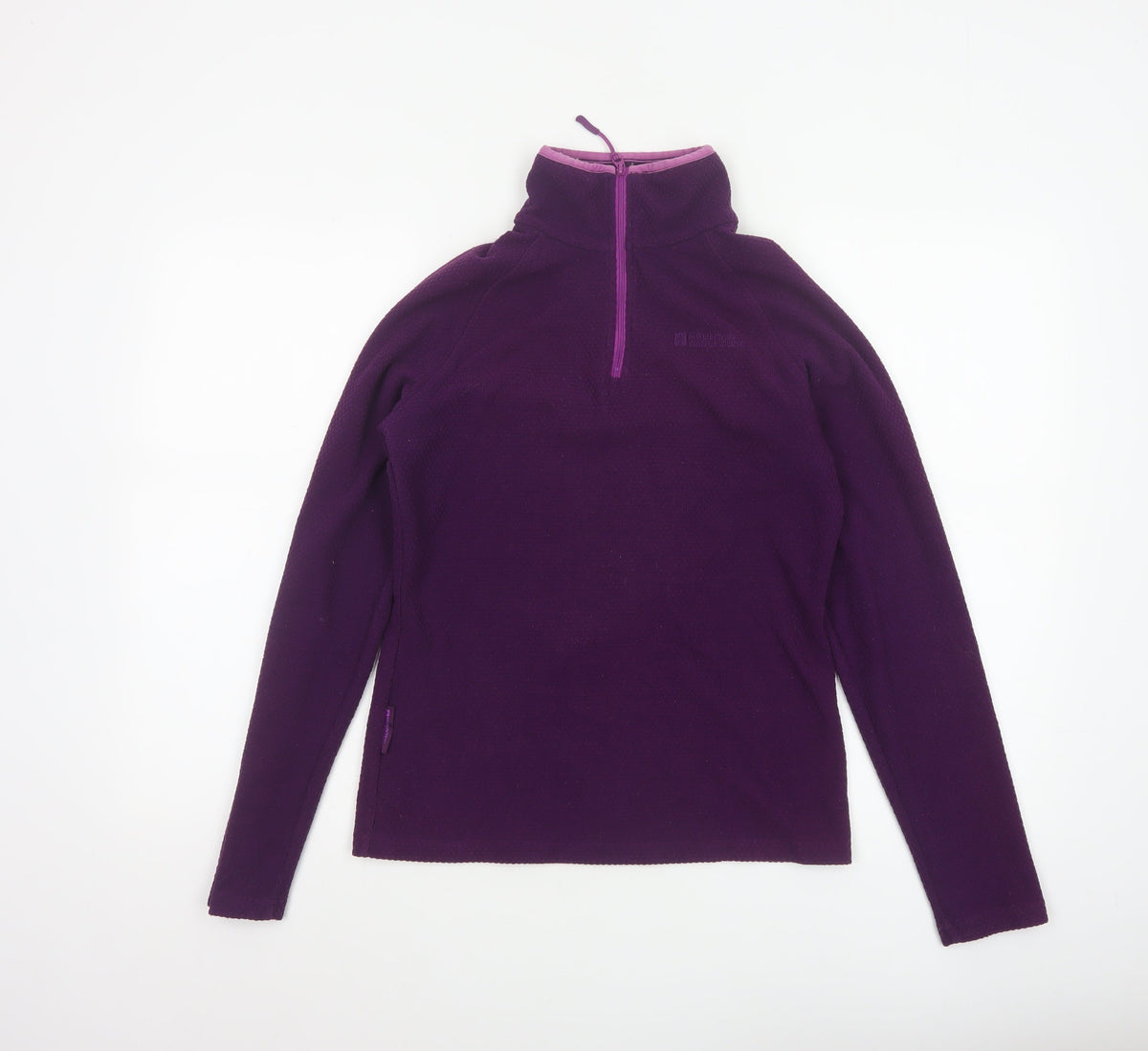 Mountain Warehouse Women’s Purple UK 8 1/4 Zip Fleece Sweatshirt