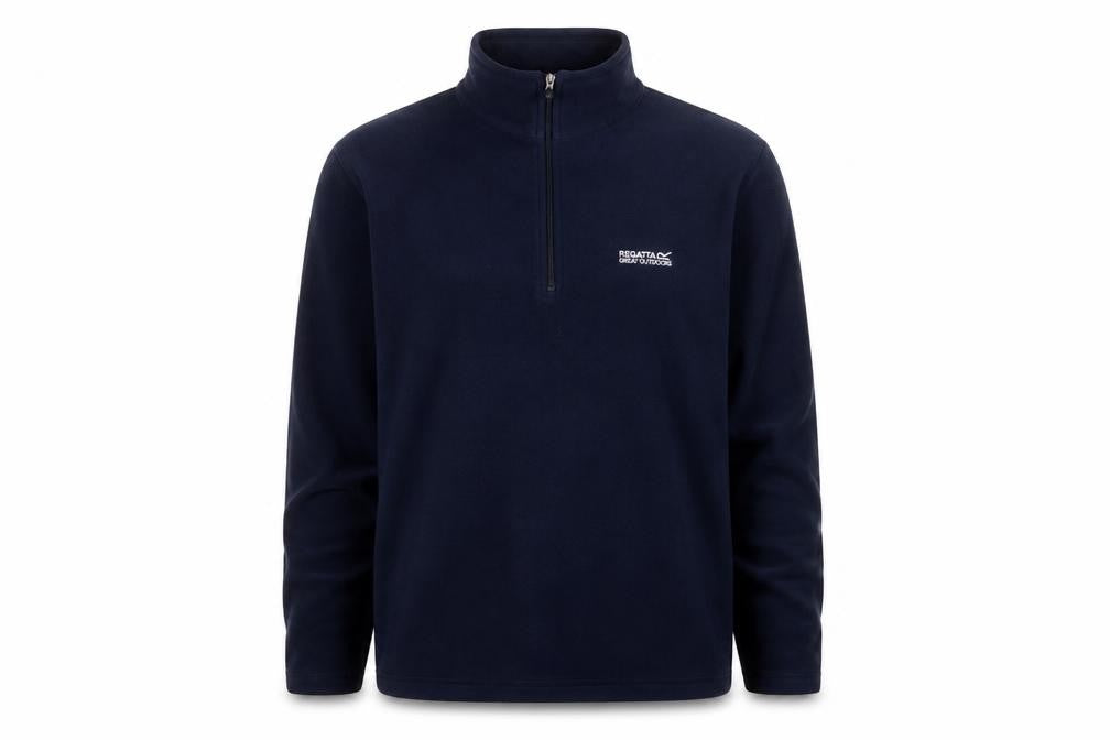 Regatta Men’s Blue 2XL 1/4 Zip Fleece Pullover Sweatshirt Outdoor