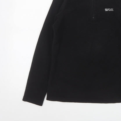 Regatta Women’s Black UK 12 1/2 Zip Fleece Pullover Sweatshirt