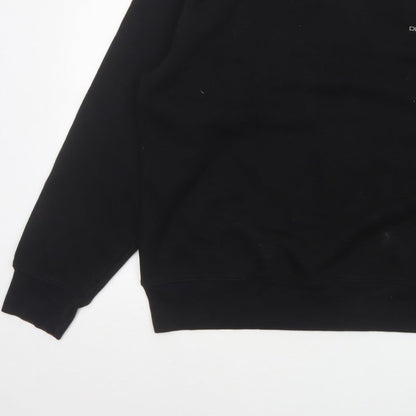DKNY Jeans Men’s Black XL Crew Neck Logo Pullover Sweatshirt