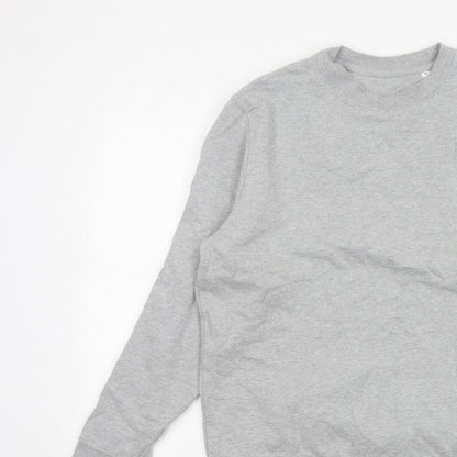 Stanley/Stella Men’s Grey M Crew Neck Pullover Fleece Sweatshirt