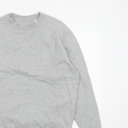 Stanley/Stella Men’s Grey M Crew Neck Pullover Fleece Sweatshirt