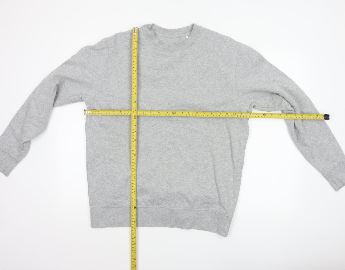 Stanley/Stella Men’s Grey M Crew Neck Pullover Fleece Sweatshirt
