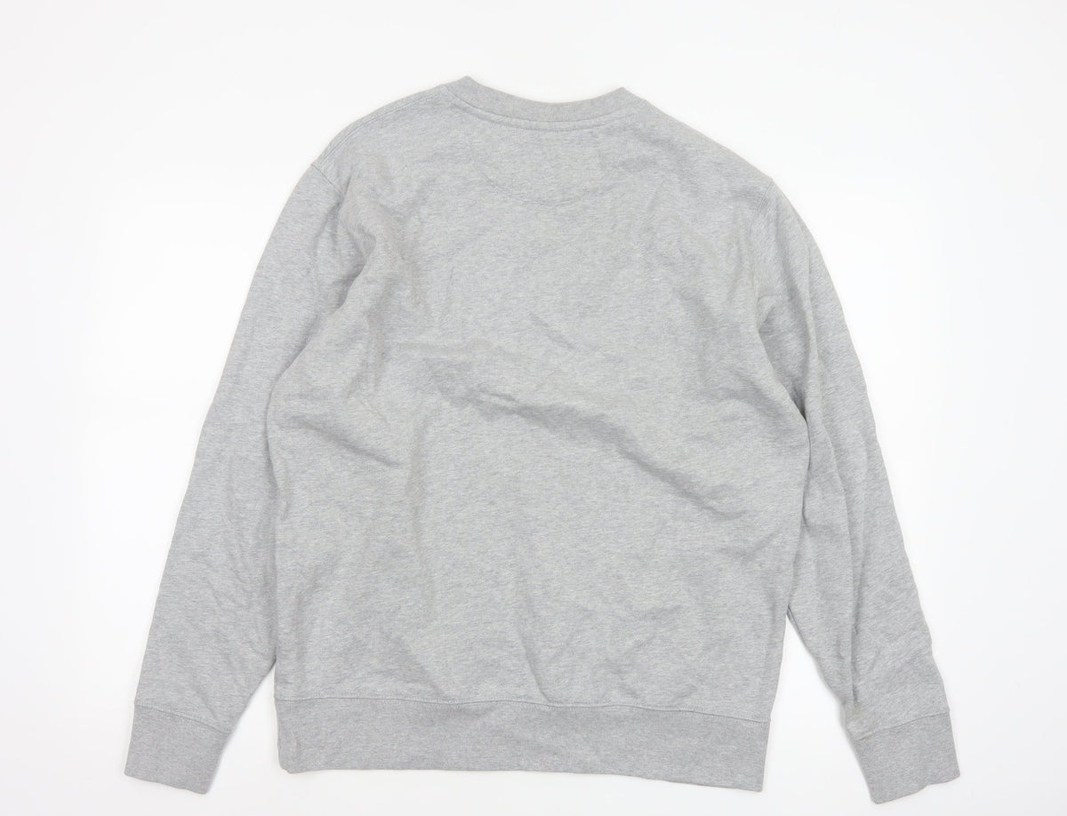 Stanley/Stella Men’s Grey M Crew Neck Pullover Fleece Sweatshirt