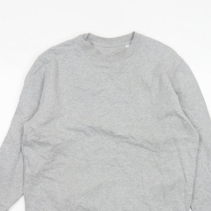 Stanley/Stella Men’s Grey M Crew Neck Pullover Fleece Sweatshirt