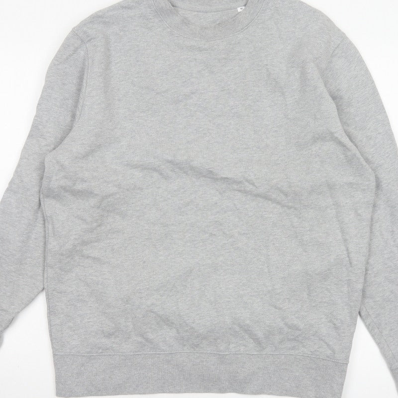 Stanley/Stella Men’s Grey M Crew Neck Pullover Fleece Sweatshirt