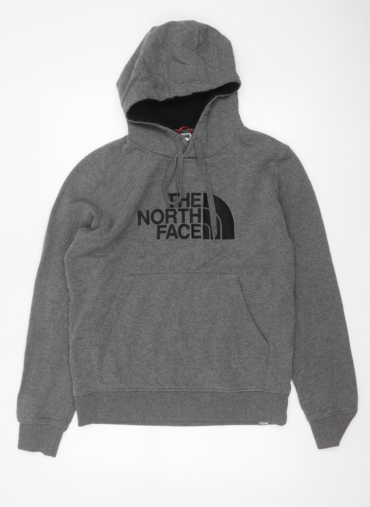 The North Face Men’s Grey M Pullover Logo Hoodie Fleece Hooded