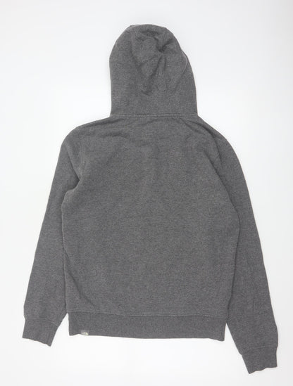 The North Face Men’s Grey M Pullover Logo Hoodie Fleece Hooded
