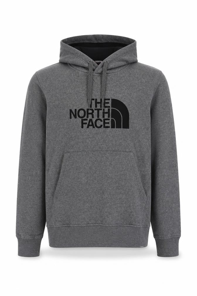 The North Face Men’s Grey M Pullover Logo Hoodie Fleece Hooded