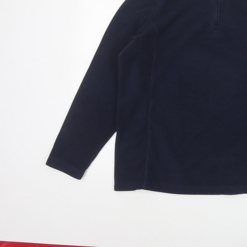 TOG24 Women’s Blue Size 16 1/4 Zip Fleece Pullover Sweatshirt