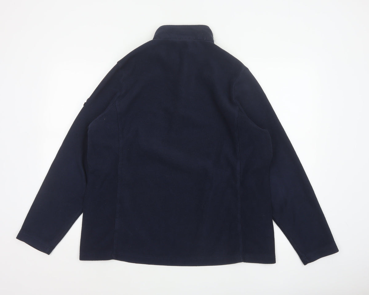 TOG24 Women’s Blue Size 16 1/4 Zip Fleece Pullover Sweatshirt