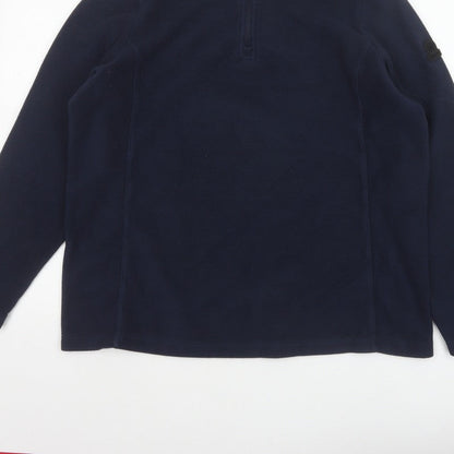 TOG24 Women’s Blue Size 16 1/4 Zip Fleece Pullover Sweatshirt