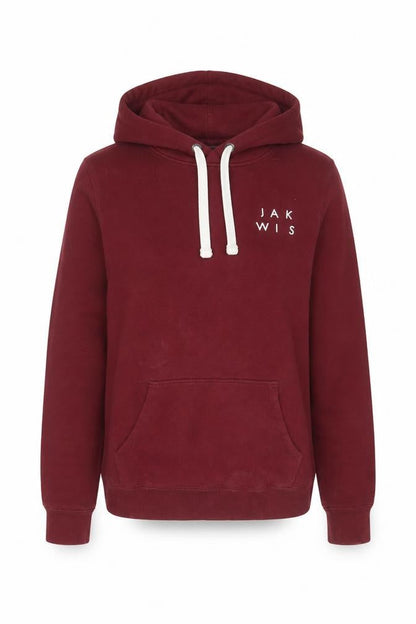Jack Wills Women’s Burgundy Red UK 10 Pullover Hoodie Logo Fleece