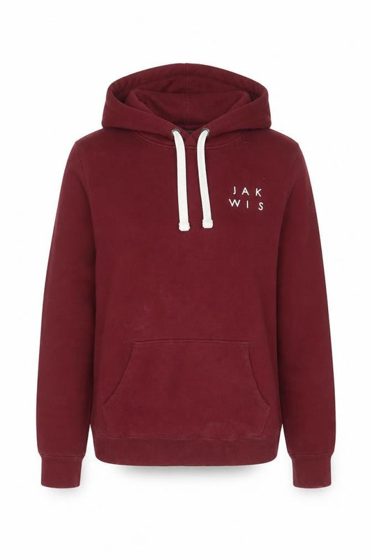 Jack Wills Women’s Burgundy Red UK 10 Pullover Hoodie Logo Fleece