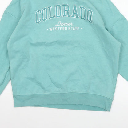 F&F Active Women’s Blue Colorado Graphic Crew Neck Sweatshirt Size S