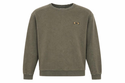 Jack & Jones Core Men's Green S Pullover Crew Neck Logo Sweatshirt