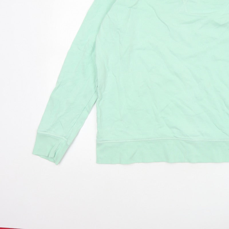 Crew Clothing Company Women’s Green Size 14 Raglan Pullover Sweatshirt