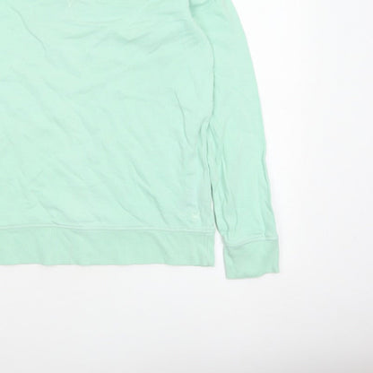 Crew Clothing Company Women’s Green Size 14 Raglan Pullover Sweatshirt