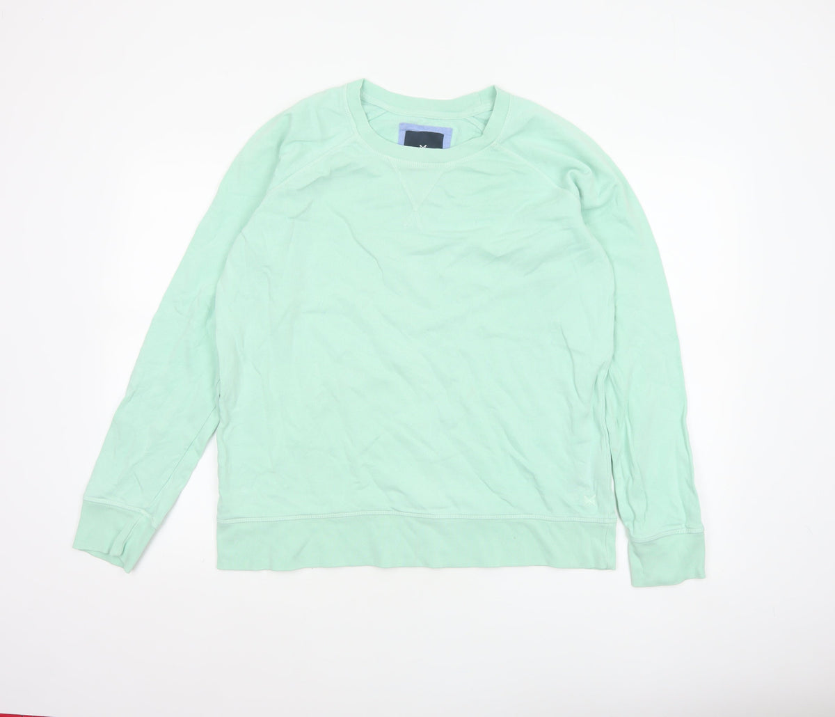 Crew Clothing Company Women’s Green Size 14 Raglan Pullover Sweatshirt