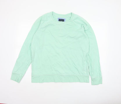 Crew Clothing Company Women’s Green Size 14 Raglan Pullover Sweatshirt