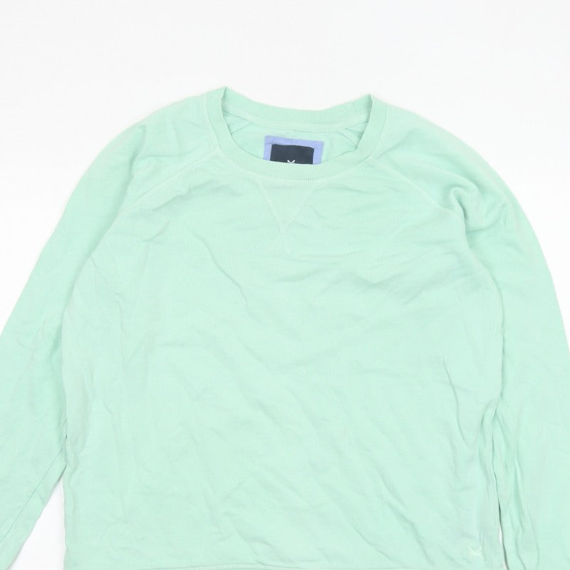Crew Clothing Company Women’s Green Size 14 Raglan Pullover Sweatshirt