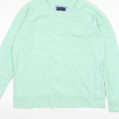 Crew Clothing Company Women’s Green Size 14 Raglan Pullover Sweatshirt