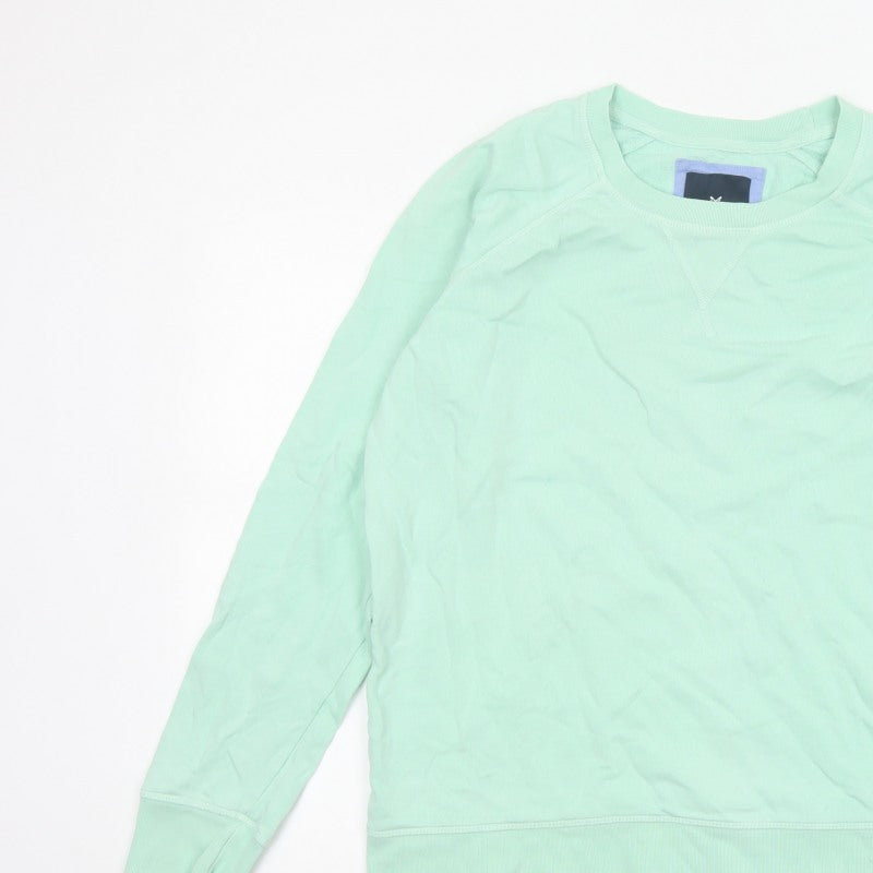 Crew Clothing Company Women’s Green Size 14 Raglan Pullover Sweatshirt