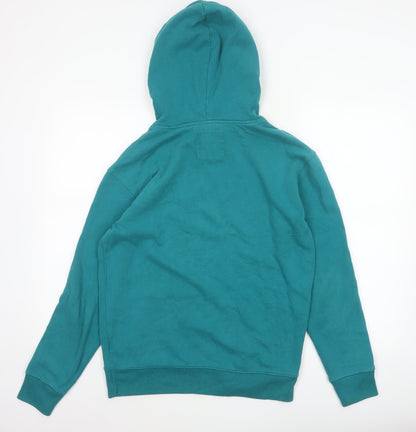 Hollister Men’s Blue XS Pullover Hoodie Logo Pocket