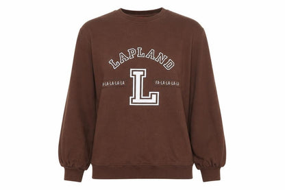 Threadbare Women’s Brown Size 10 Christmas Lapland Graphic Sweatshirt