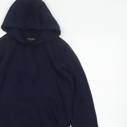 Brave Soul Women’s Navy Blue S Pullover Hooded Sweatshirt