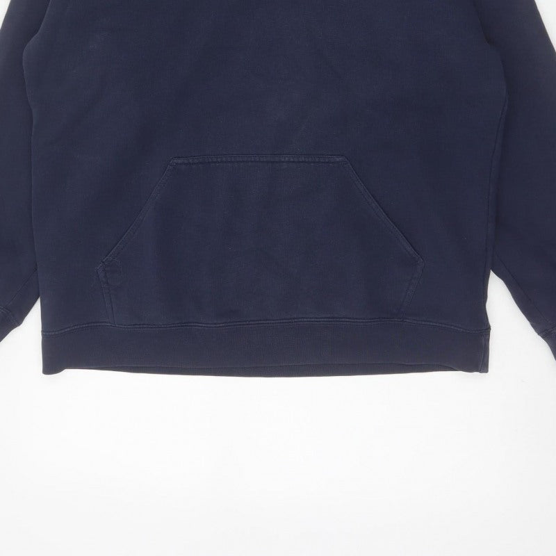 Nike Boys Navy Blue 12-13 Years Pullover Hoodie Logo Pocket