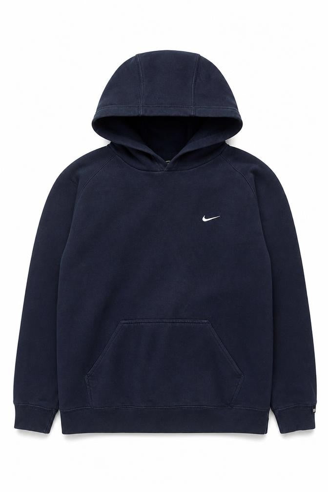 Nike Boys Navy Blue 12-13 Years Pullover Hoodie Logo Pocket