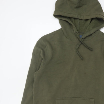 Easy Men’s Green Large Pullover Hoodie Fleece Kangaroo Pocket