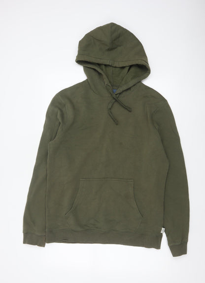 Easy Men’s Green Large Pullover Hoodie Fleece Kangaroo Pocket