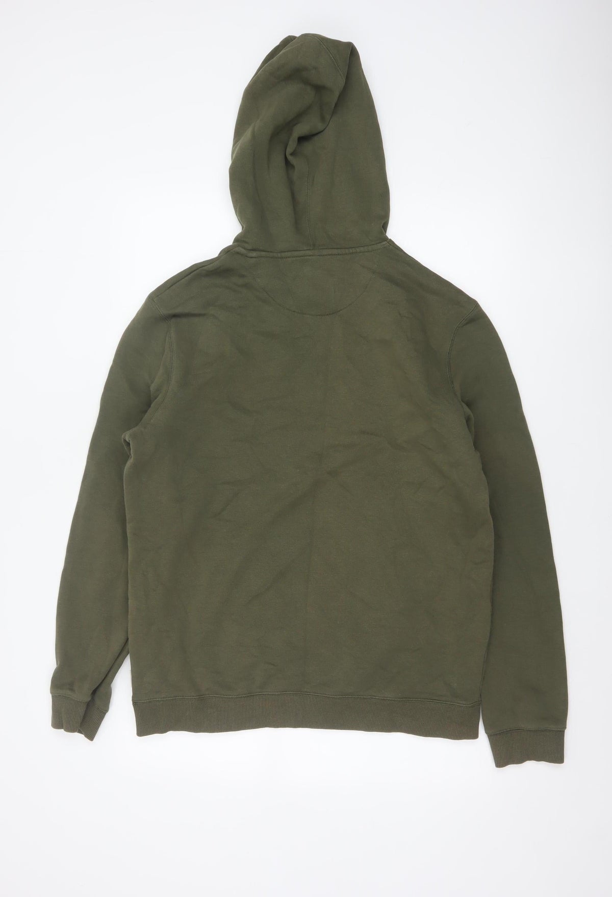 Easy Men’s Green Large Pullover Hoodie Fleece Kangaroo Pocket