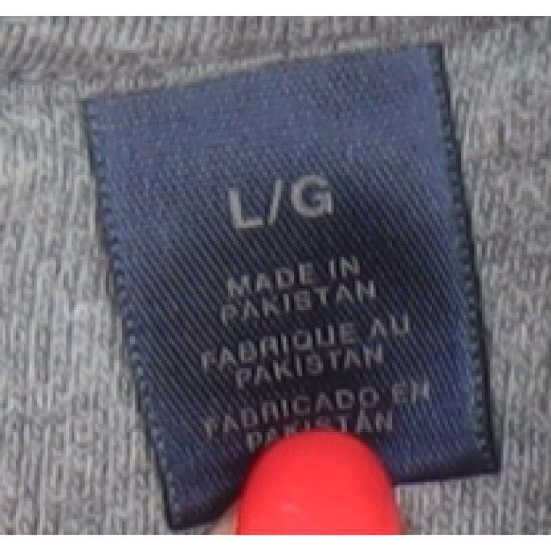 Dockers Men’s Grey L Crew Neck Pullover Nautical Logo Sweatshirt