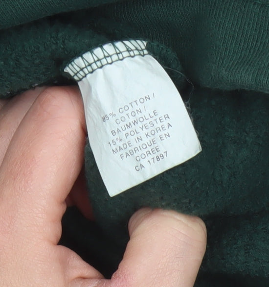 GAP Men's Green XL 1/4 Zip Fleece Pullover Sweatshirt
