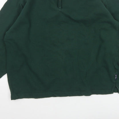 GAP Men's Green XL 1/4 Zip Fleece Pullover Sweatshirt