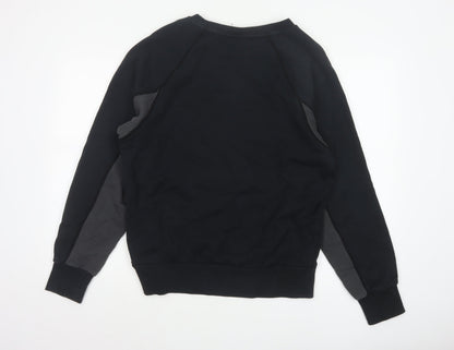 Nike Men’s Black S Pullover Crew Neck Air Logo Sweatshirt