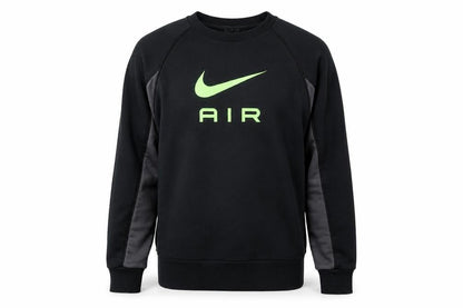 Nike Men’s Black S Pullover Crew Neck Air Logo Sweatshirt